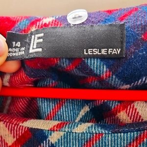 Leslie Fay Plaid dress
